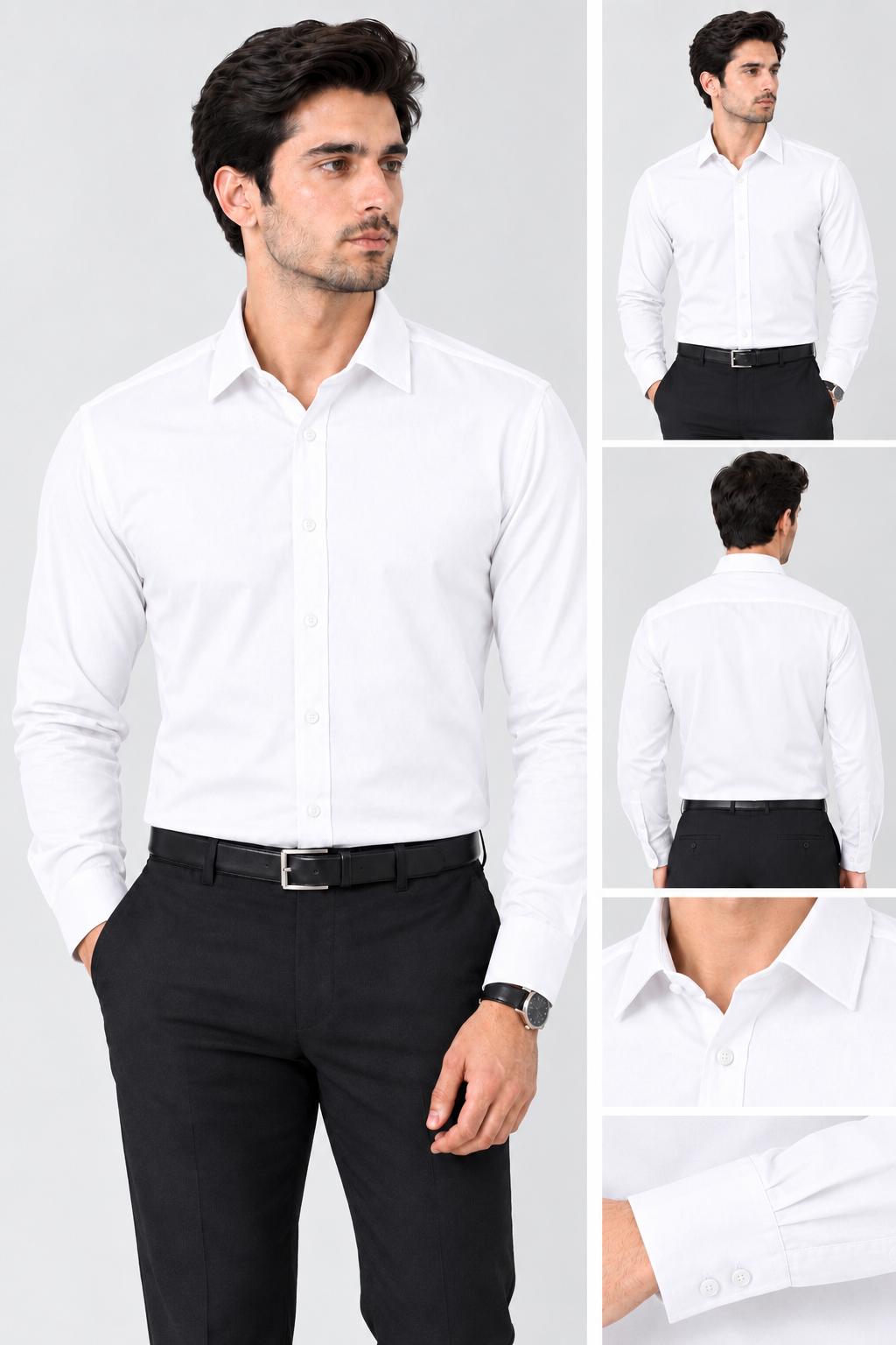 WHITE DRESS SHIRT