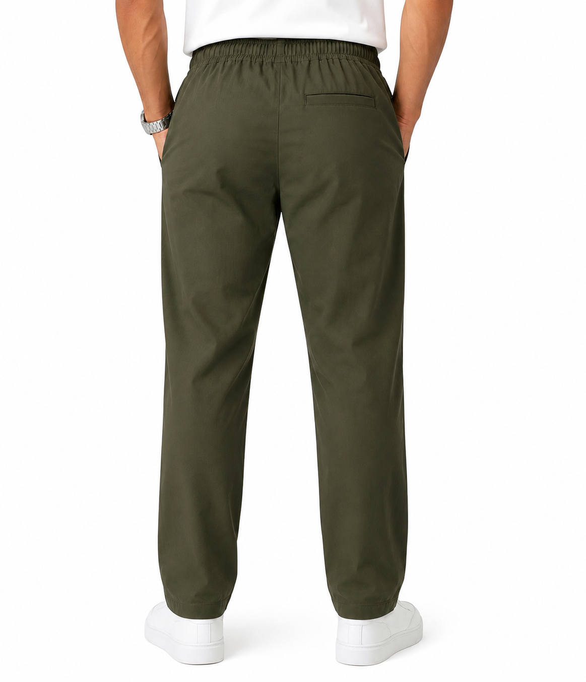 OLIVE-GREEN TROUSER